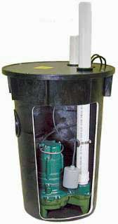 Zoeller Sewage Ejector with basin